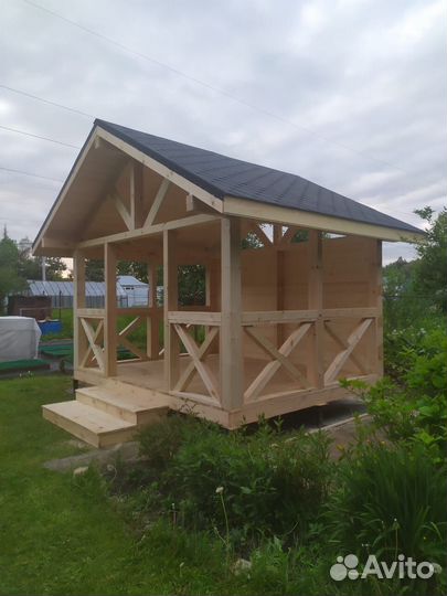 Беседка дачная. Сборка бесплатно