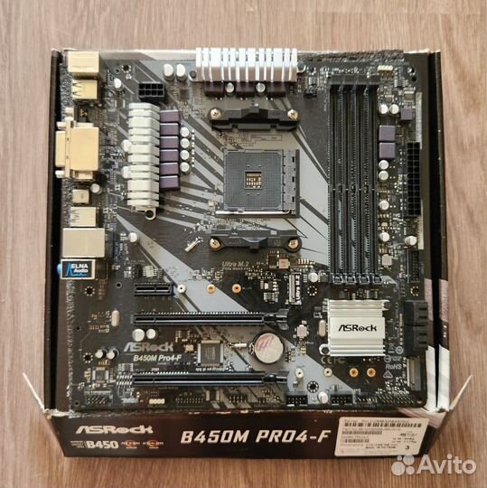 Материнская плата ASRock B450M Pro4-F