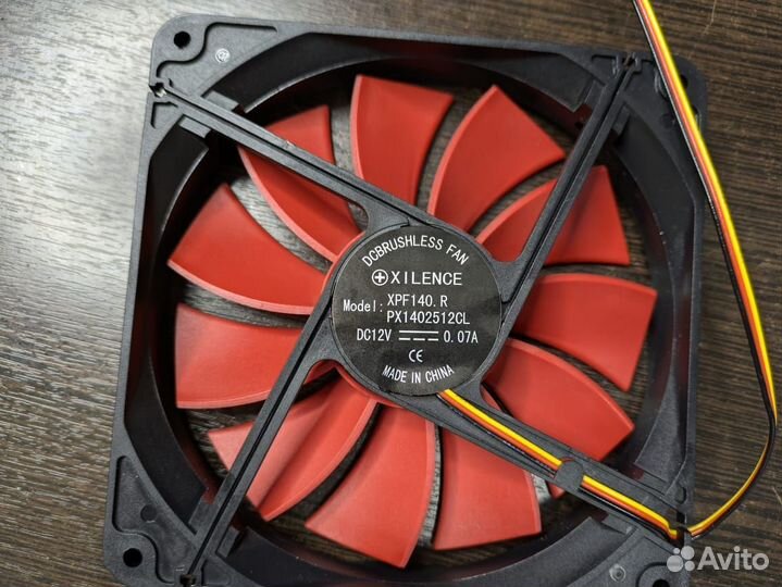 Вентилятор для корпуса 140x140mm Xilence 12v 0.07A