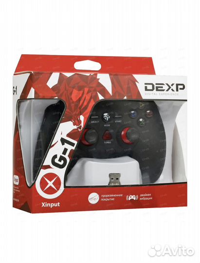 Геймпад беспроводной dexp G-1 черный