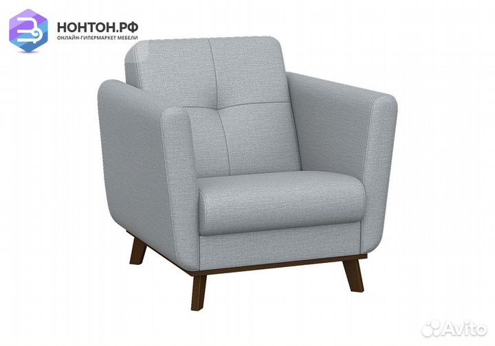 Кресло Лайм серое