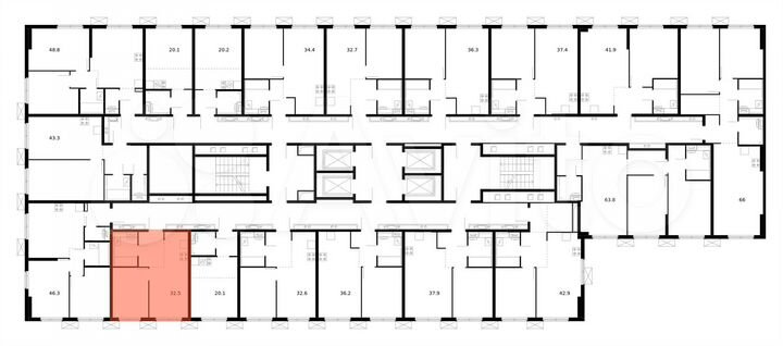 1-к. квартира, 32,5 м², 17/33 эт.