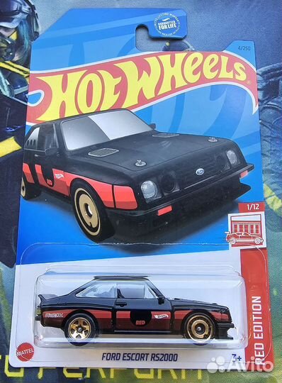 Hot Wheels Ford Escort Target Red Edition