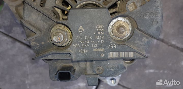 Renault Clio 3 генератор