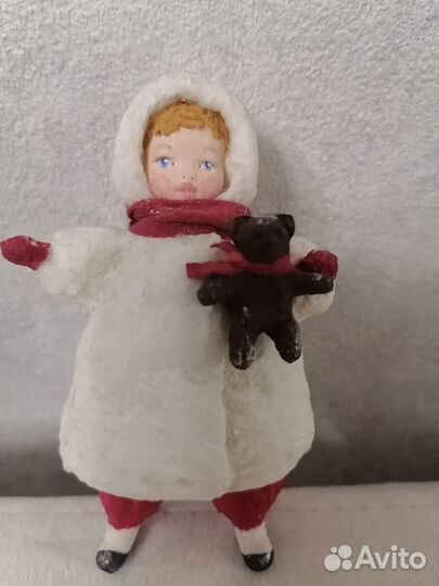 Ватные ёлочные игрушки СССР и современные