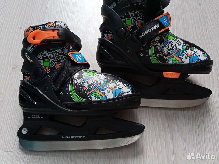 Коньки раздвижные 26-31