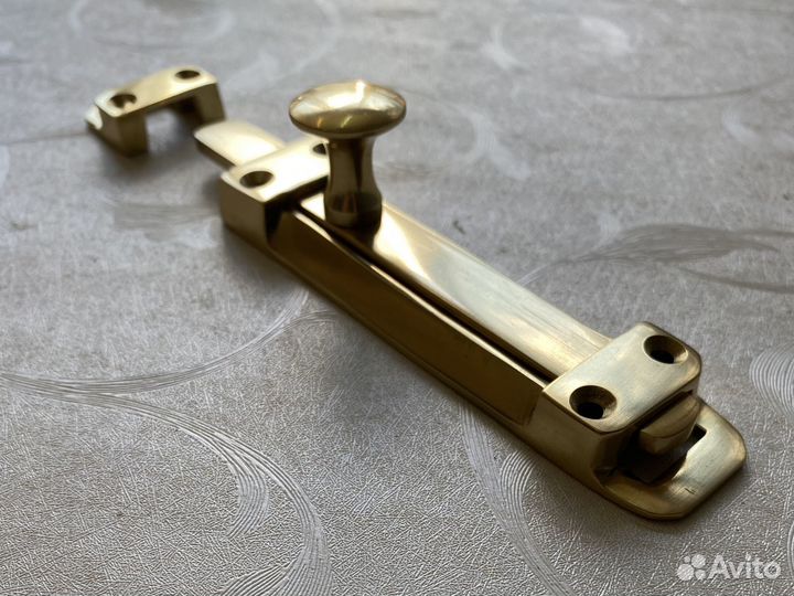 Задвижка в историческом стиле 100мм Латунь