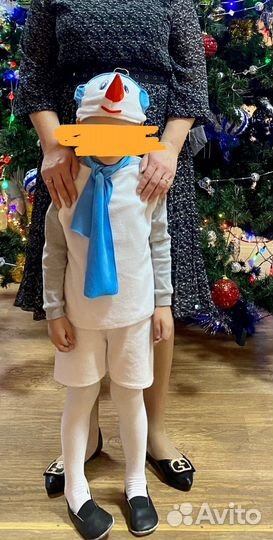 Костюм снеговика 4 года