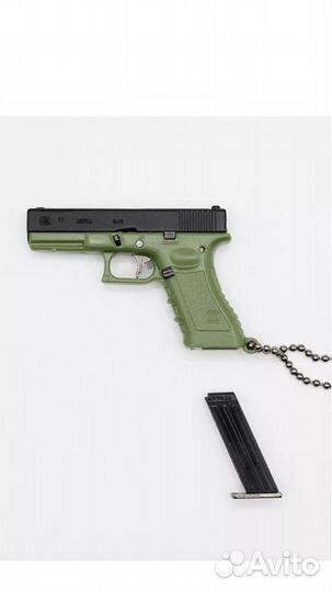 Брелок pubg Glock 17 P18C Green Коллекционный