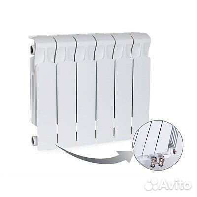 Биметаллический секционный радиатор отопления Rifa