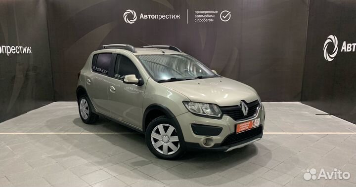Renault Sandero 1.6 AT, 2016, 130 000 км