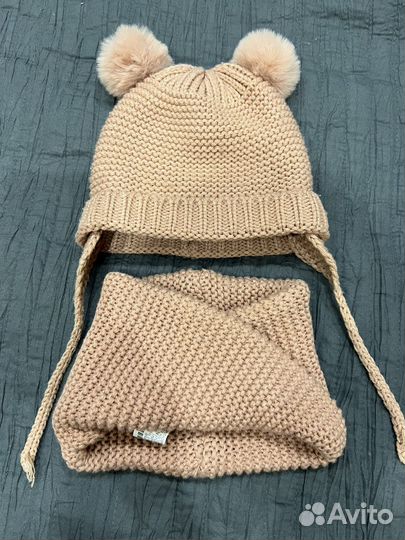 Комплект шапка и снуд zara