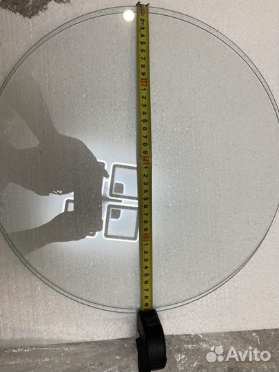 Круглое стекло. Диаметр 40 см