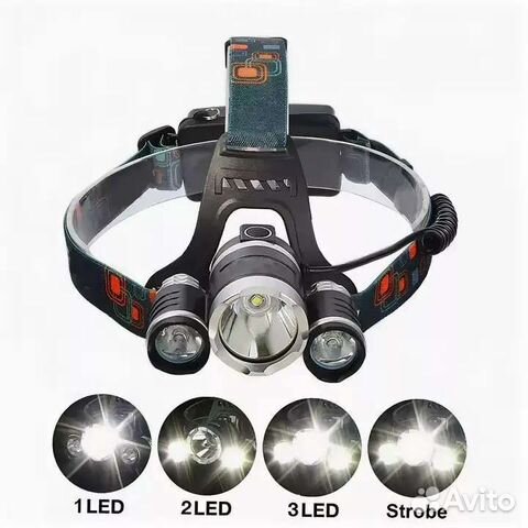 Аккум. налобный фонарь Boruit