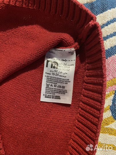 2 Кофты детские mothercare