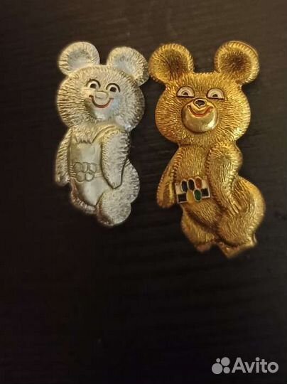 Олимпийский мишка значок