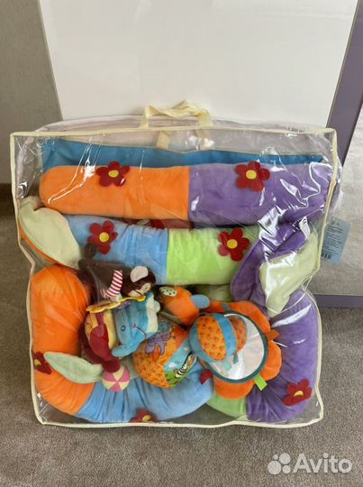 Развивающий коврик с бортиками