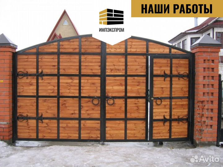 Ворота откатные под ключ