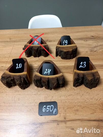 Деревянные подсвечники