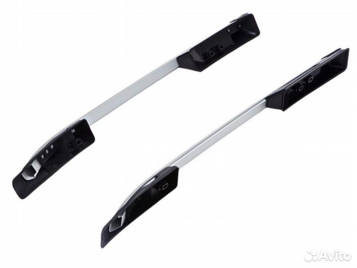 Рейлинги на крышу Nissan Navara с 2015 CAN Otomotiv Серебристые