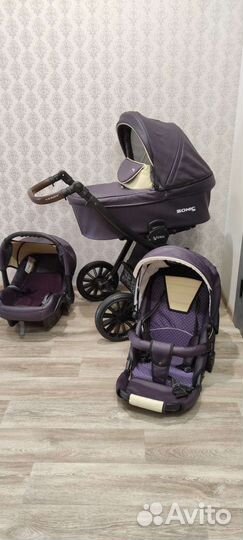 Коляска 3 в 1 sonic soft