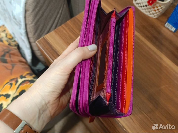 Кошелек женский натуральная кожа италия