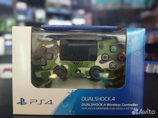 Геймпад DualShock 4 v2 Зеленый камо Оригинал Новый