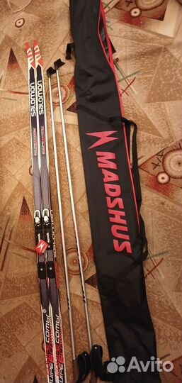 Лыжи беговые Salomon equip 6combi полный комплект