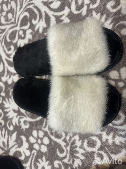 Тапочки женские меховые