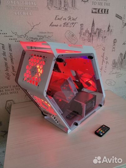 Корпус компьютерный с пультом и подсветкой