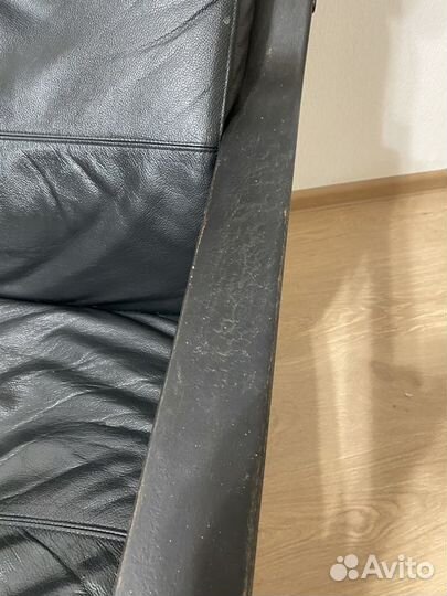 Кожанное кресло поэнг икеа IKEA