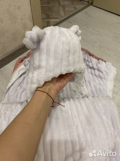 Конверт зимний для девочки