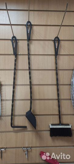 Набор для мангала(совок, кочерга,веник)
