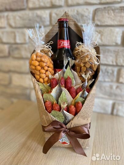 Мужские букеты съедобные