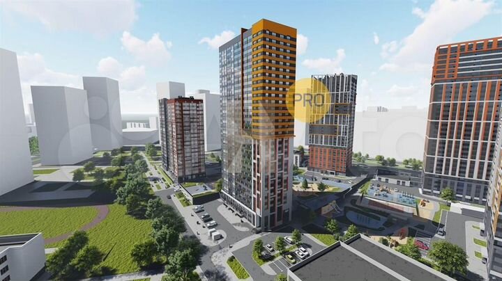 2-к. квартира, 49,8 м², 15/31 эт.