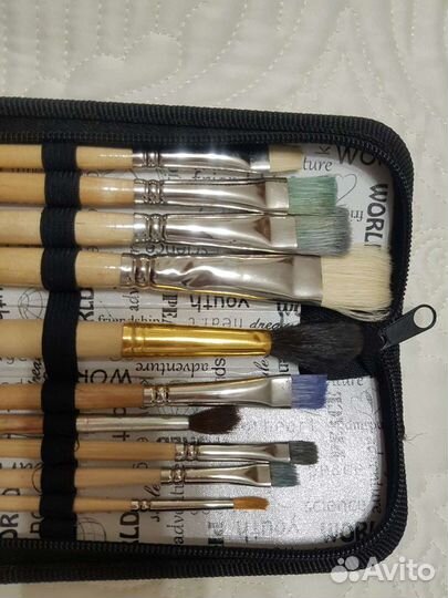 Набор кистей в чехле для худож.школы