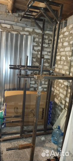 Турник брусья пресс 3 в 1 напольный