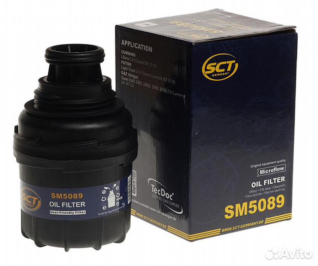 Фильтр масляный газ-3302 (дв.cummins 2.8) SCT mann