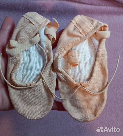 Купальник гимнастический Боди 98р/ Балетки танц 26