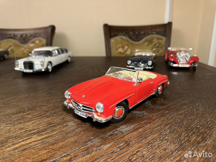 1:18 Mercedes-Benz W100, 190SL, 500K Roadster