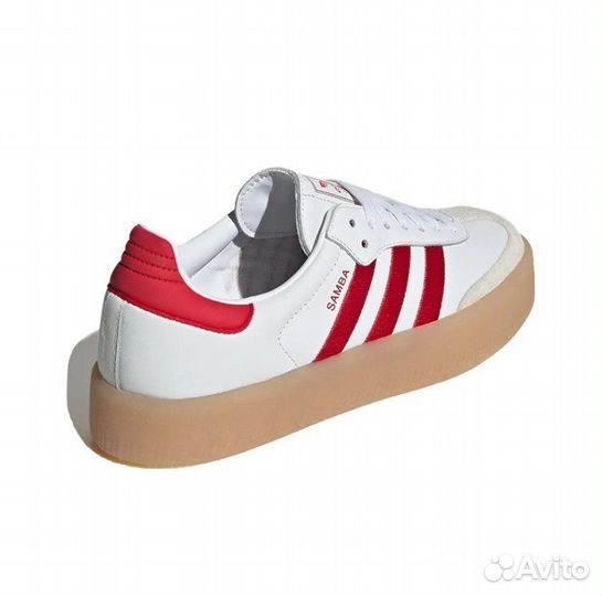 Adidas Sambae White Better Scarlet Gum