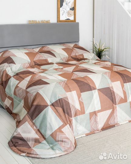 Покрывало пабло мятный новое плед на кровать