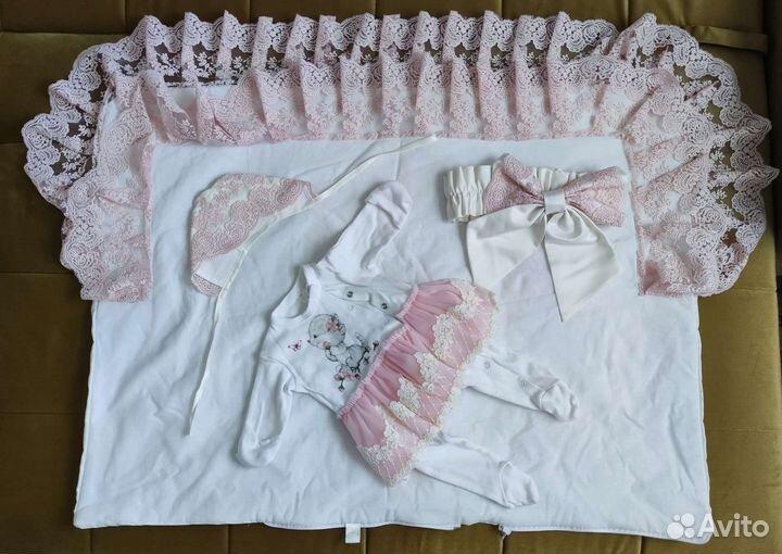 Конверт на выписку для девочки весна