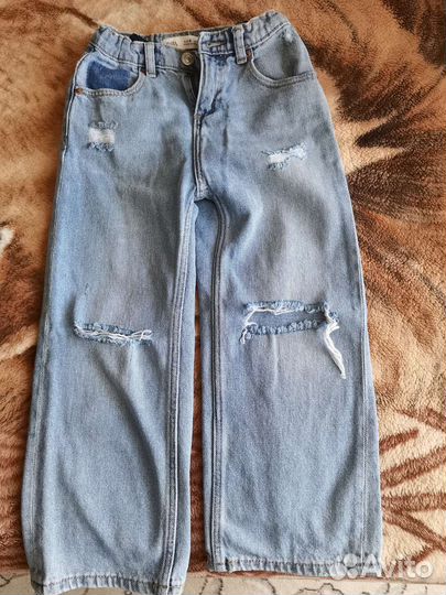 Джинсы zara для девочки 116