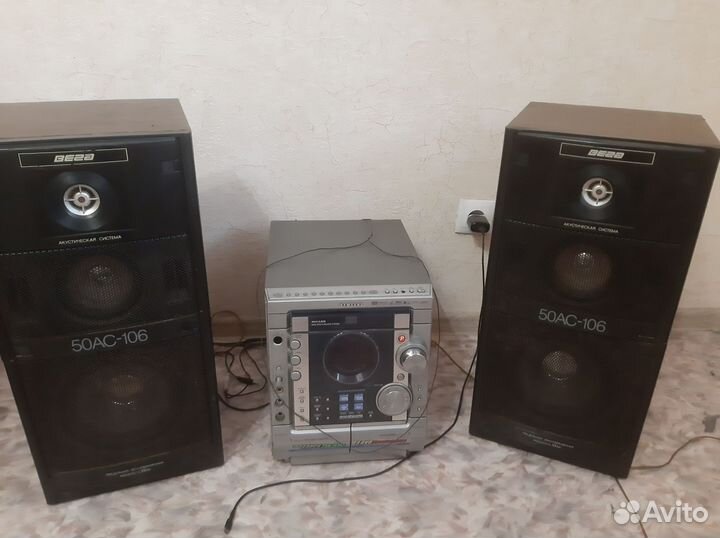 Музыкальный центр с колонками вега