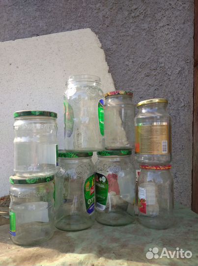 Банки стеклянные, 1л, 2л 05л