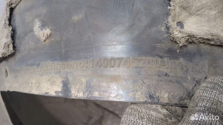 Защита арок (подкрылок) правая передняя Citroen C8