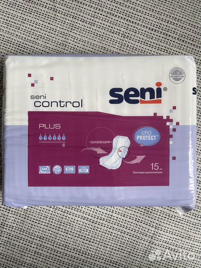 Прокладки seni 6 капель