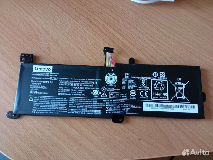 Аккумулятор для Lenovo 5B10W67163 30Wh Original