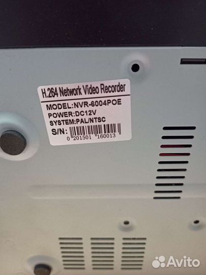 Сетевой видеорегистратор NVR-6004 PoE